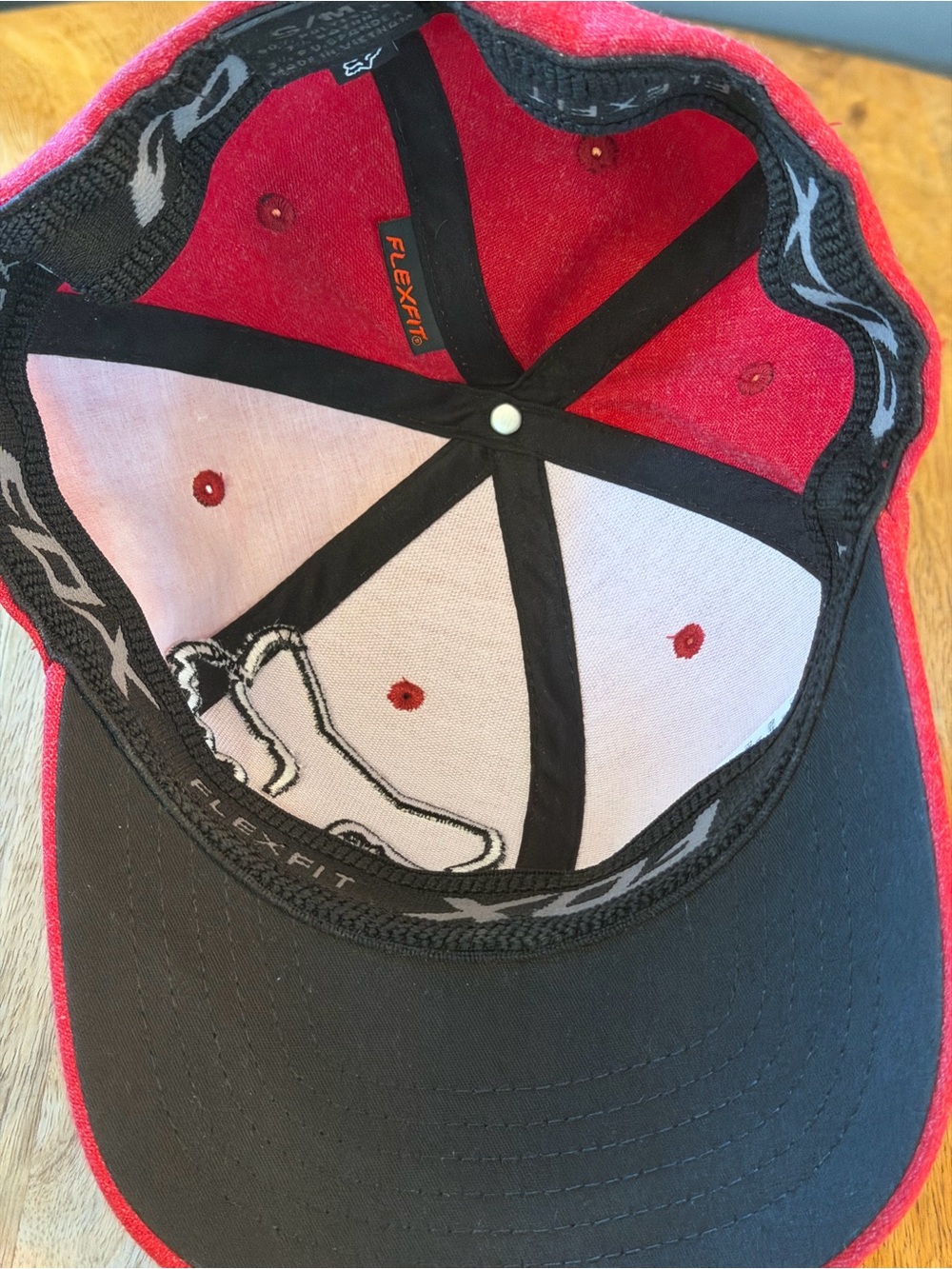 Fox Racing Red Logo Baseball Cap - Picture 4 of 6